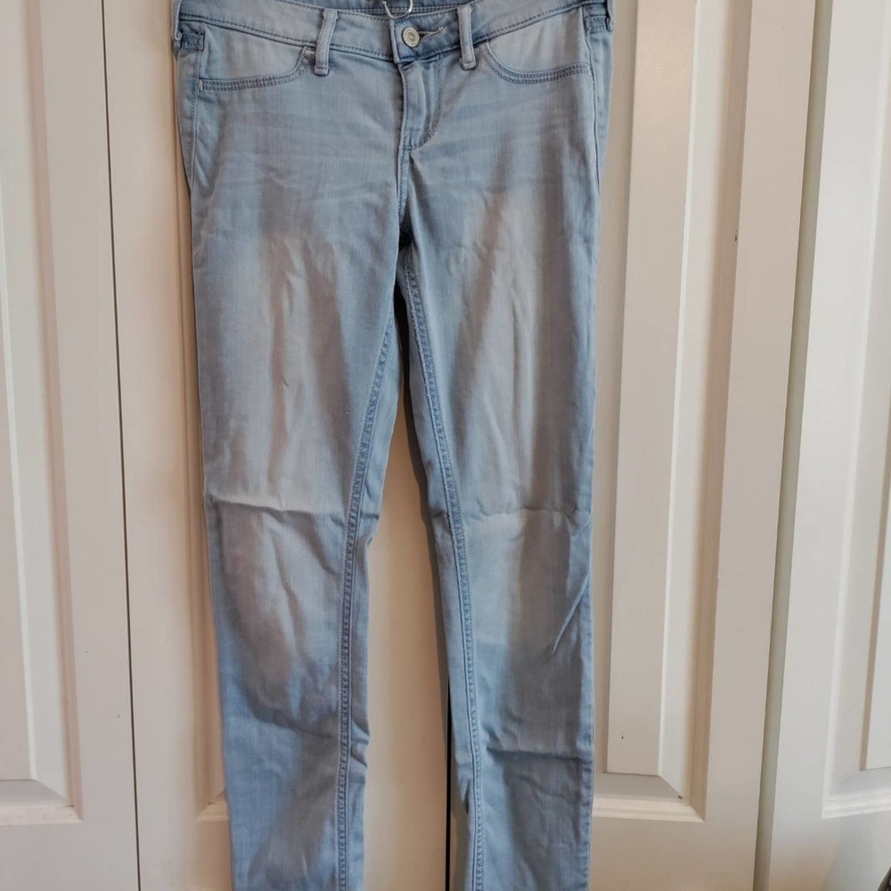 Hollister jean leggings skinny Lt Blue size 5 R
